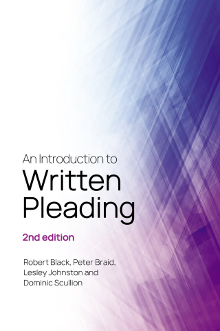 Cover image: An Introduction to Written Pleading 2nd edition 9781399513890