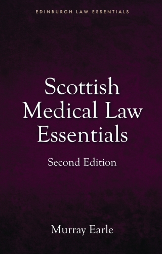 Imagen de portada: Scottish Medical Law Essentials 2nd edition 9781399517782