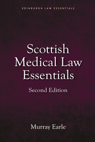 Cover image: Scottish Medical Law Essentials 2nd edition 9781399517782