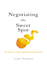 Cover image: Negotiating the Sweet Spot 9781400217434