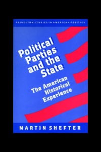 Imagen de portada: Political Parties and the State 9780691032849