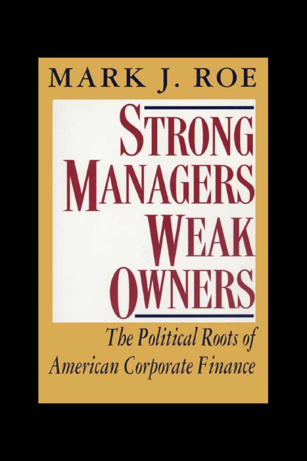 Strong Managers Weak Owners eBook