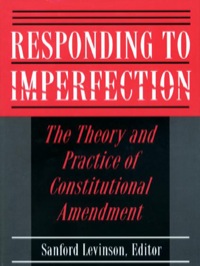 Cover image: Responding to Imperfection 9780691086576