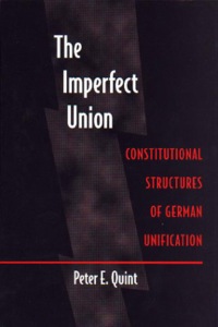 Omslagafbeelding: The Imperfect Union 9780691086569