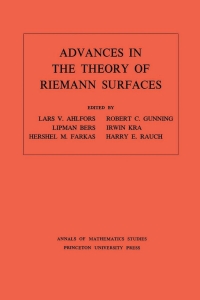 Cover image: Advances in the Theory of Riemann Surfaces. (AM-66), Volume 66 9780691080819