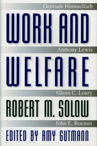 Cover image: Work and Welfare 9780691058832