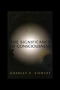 صورة الغلاف: The Significance of Consciousness 9780691027241