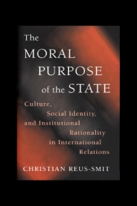 Cover image: The Moral Purpose of the State 9780691027357
