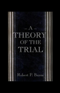 Imagen de portada: A Theory of the Trial 9780691007274