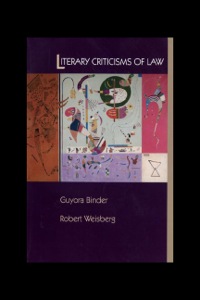 Cover image: Literary Criticisms of Law 9780691007243