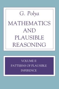 Omslagafbeelding: Mathematics and Plausible Reasoning, Volume 2 9780691025100