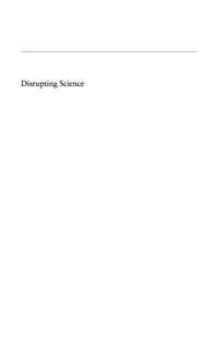 Cover image: Disrupting Science 9780691162096