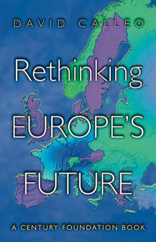 Cover image: Rethinking Europe's Future 9780691113678