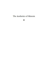 Cover image: The Aesthetics of Mimesis 9780691092584