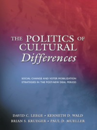 Cover image: The Politics of Cultural Differences 9780691091525