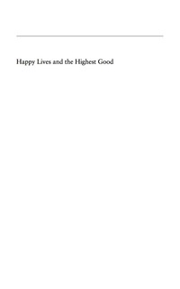 Immagine di copertina: Happy Lives and the Highest Good 9780691126265