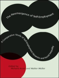 Cover image: The Reemergence of Self-Employment 9780691117560