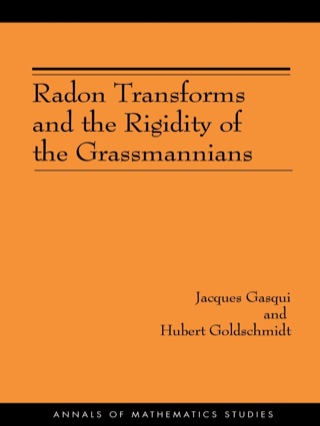 Cover image: Radon Transforms and the Rigidity of the Grassmannians 9780691118994