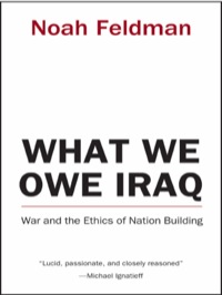 Omslagafbeelding: What We Owe Iraq 9780691126128