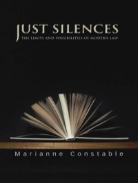 Cover image: Just Silences 9780691122786