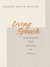 Cover image: Living Speech 9780691138374