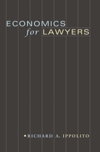 Titelbild: Economics for Lawyers 9780691146560