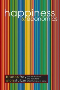 Cover image: Happiness and Economics 9780691069982