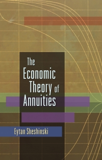 Cover image: The Economic Theory of Annuities 9780691133058