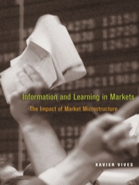 Cover image: Information and Learning in Markets 9780691145969