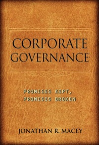Cover image: Corporate Governance 9780691148021