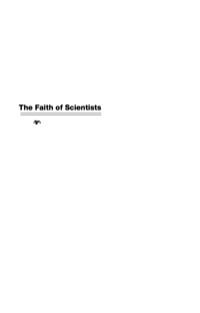 Cover image: The Faith of Scientists 9780691134871