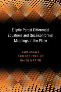 Imagen de portada: Elliptic Partial Differential Equations and Quasiconformal Mappings in the Plane (PMS-48) 9780691137773
