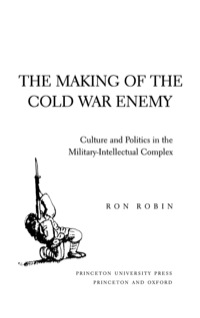 Imagen de portada: The Making of the Cold War Enemy 9780691011714