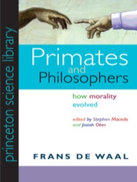صورة الغلاف: Primates and Philosophers 9780691141299