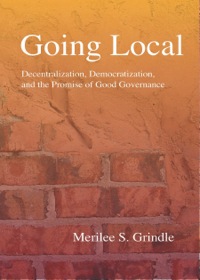 Cover image: Going Local 9780691129075