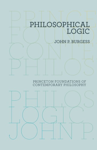 Cover image: Philosophical Logic 9780691156330