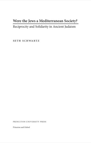 Cover image: Were the Jews a Mediterranean Society? 9780691155432