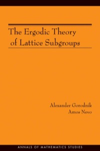 Imagen de portada: The Ergodic Theory of Lattice Subgroups (AM-172) 9780691141848