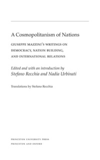 Immagine di copertina: A Cosmopolitanism of Nations 9780691136110