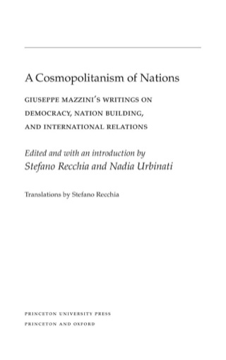 Cover image: A Cosmopolitanism of Nations 9780691136110