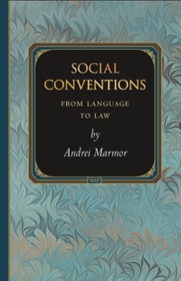 Cover image: Social Conventions 9780691140902