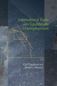 Cover image: International Trade with Equilibrium Unemployment 9780691125596