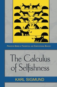 Cover image: The Calculus of Selfishness 9780691171081
