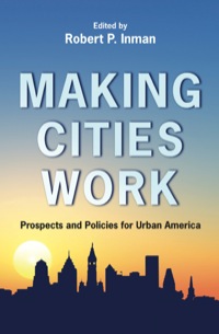 Cover image: Making Cities Work 9780691131054