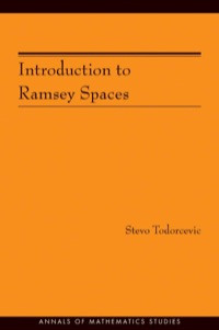 表紙画像: Introduction to Ramsey Spaces (AM-174) 9780691145426