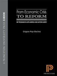Cover image: From Economic Crisis to Reform 9780691135038