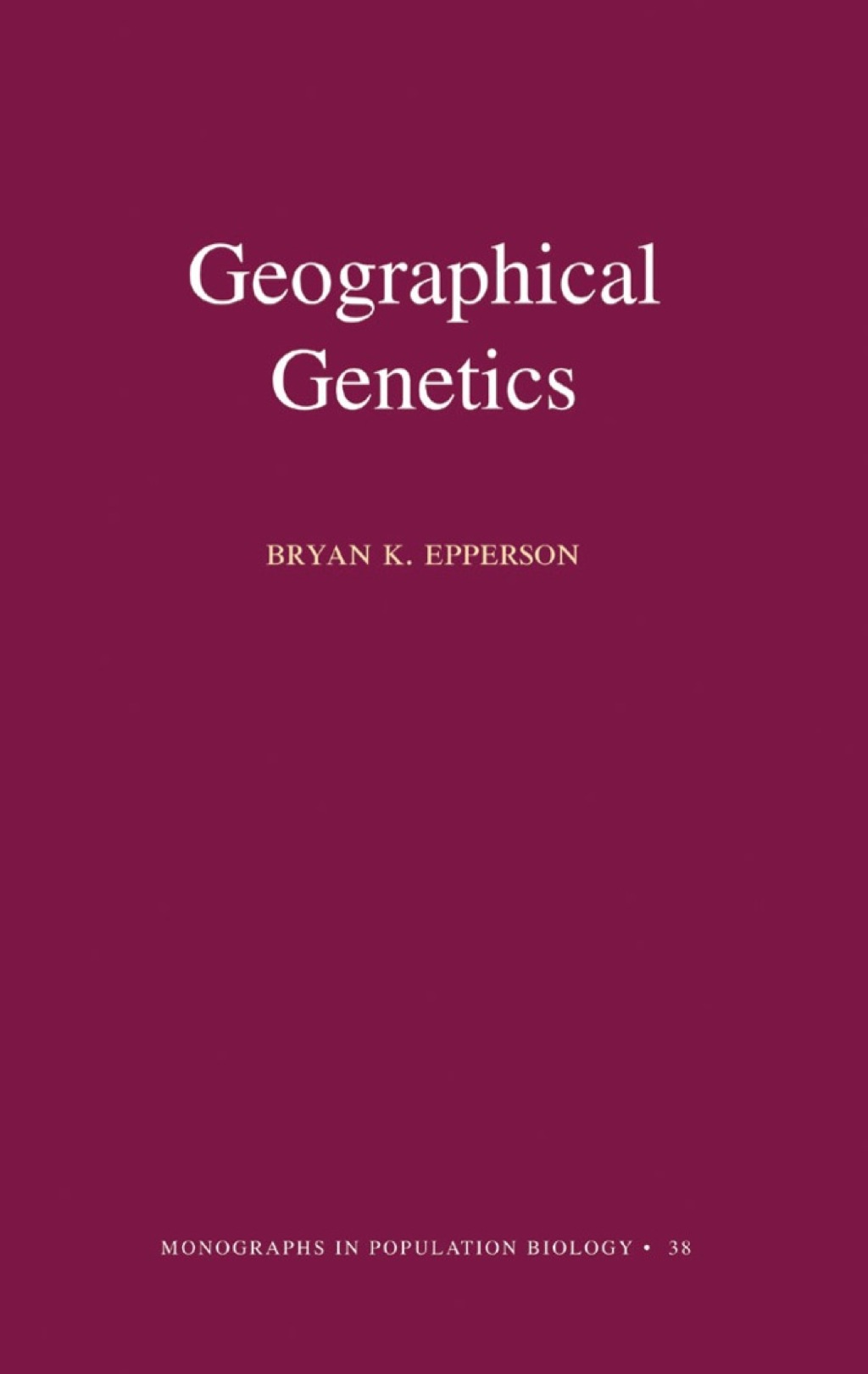 Geographical Genetics