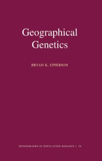 Cover image: Geographical Genetics (MPB-38) 9780691086699