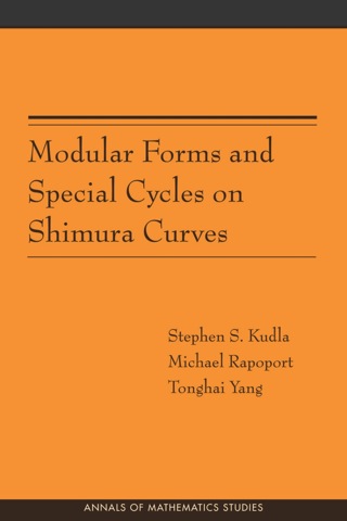 Cover image: Modular Forms and Special Cycles on Shimura Curves 9780691125503
