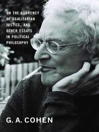Cover image: On the Currency of Egalitarian Justice, and Other Essays in Political Philosophy 9780691148717